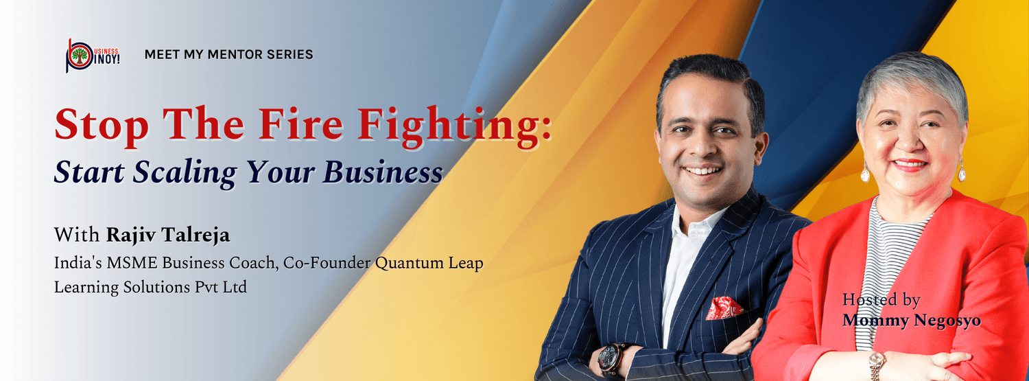 Rajiv Talreja and Mommy Negosyo webinar