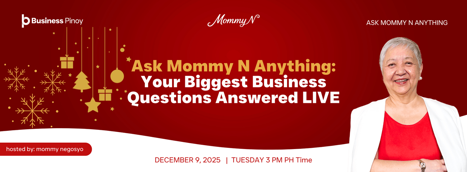 Migs Flores with Mommy Negosyo