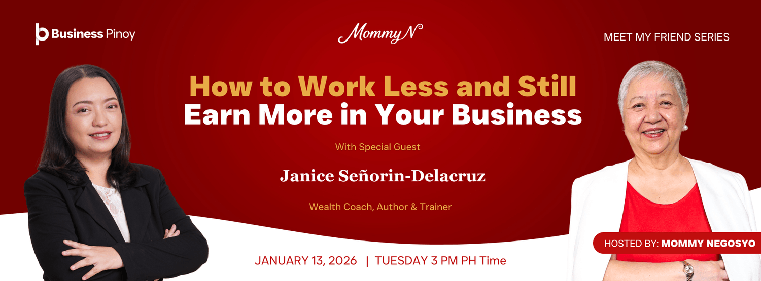 Migs Flores with Mommy Negosyo