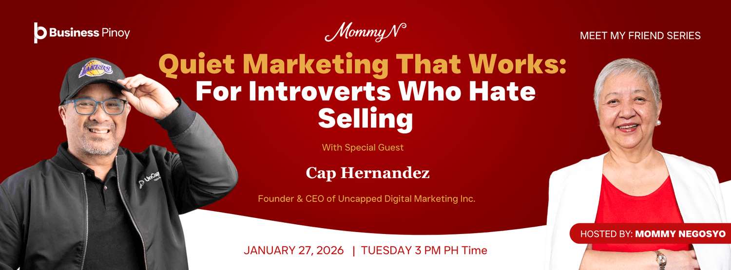 Migs Flores with Mommy Negosyo