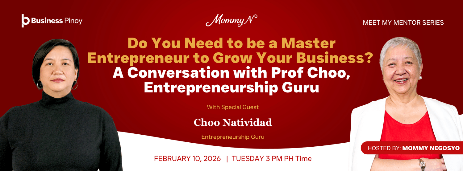 Migs Flores with Mommy Negosyo