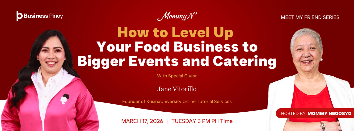 Julian Pineda with Mommy Negosyo