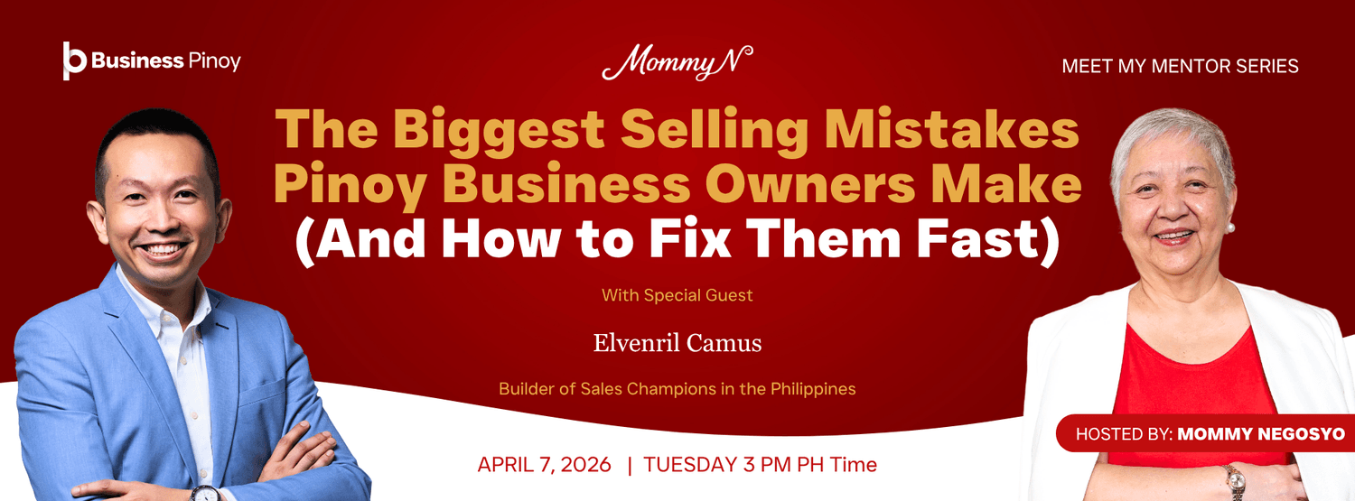 Elvenril Camus with Mommy Negosyo