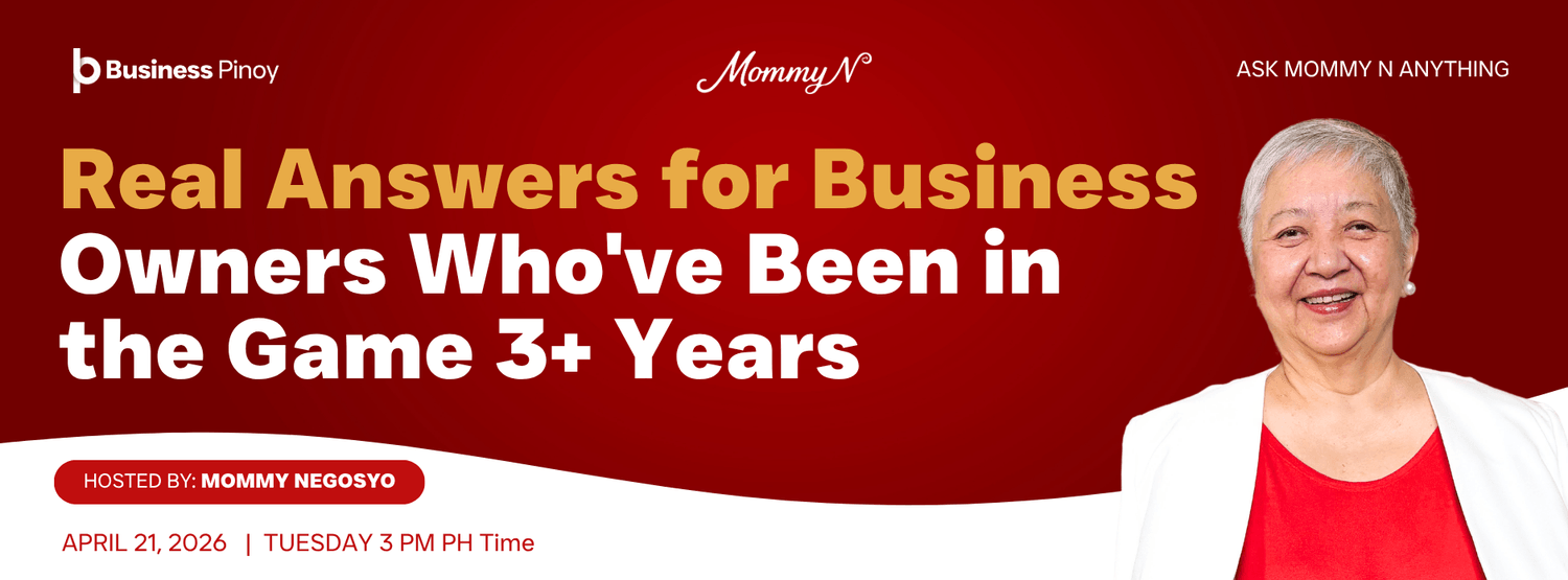 Migs Flores with Mommy Negosyo