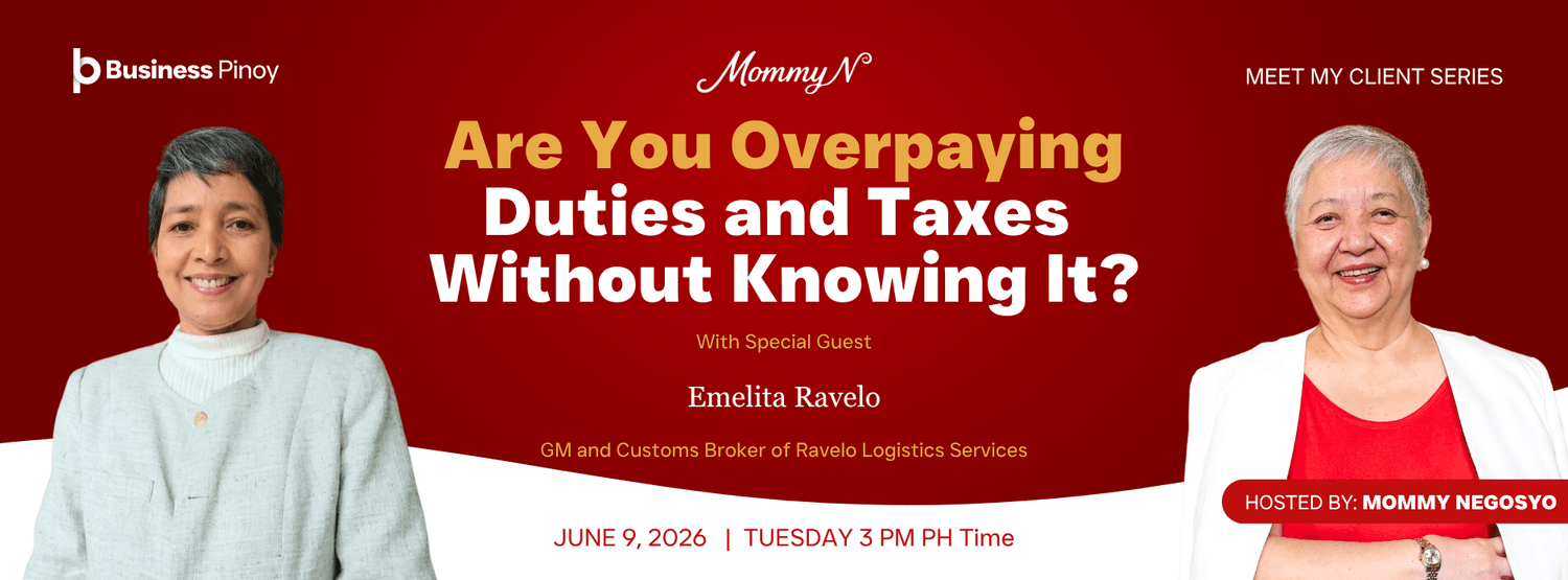 Emelita Ravelo with Mommy Negosyo