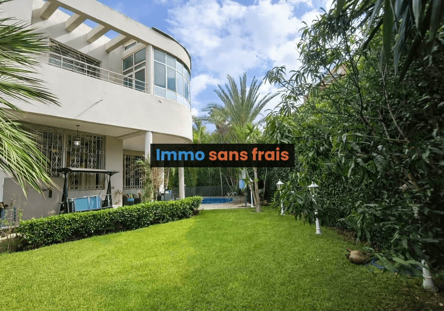 Villa de 480 m² construits avec terrasse à Sidi Maârouf
