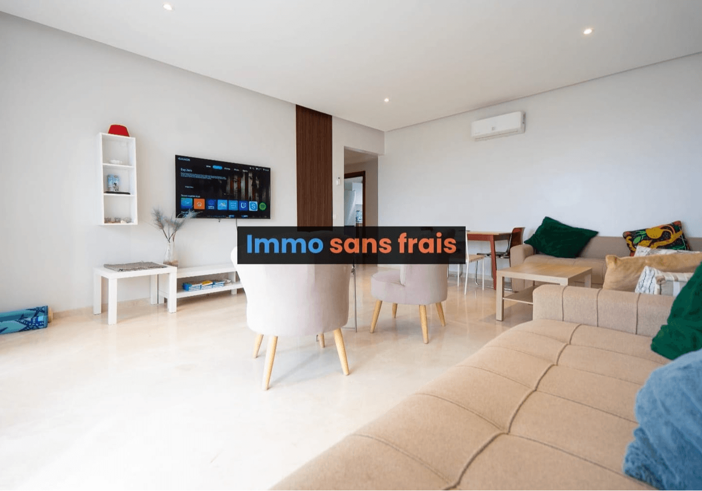 Appartement à louer de 100 m² avec balcon à Aïn Diab — Casablanca