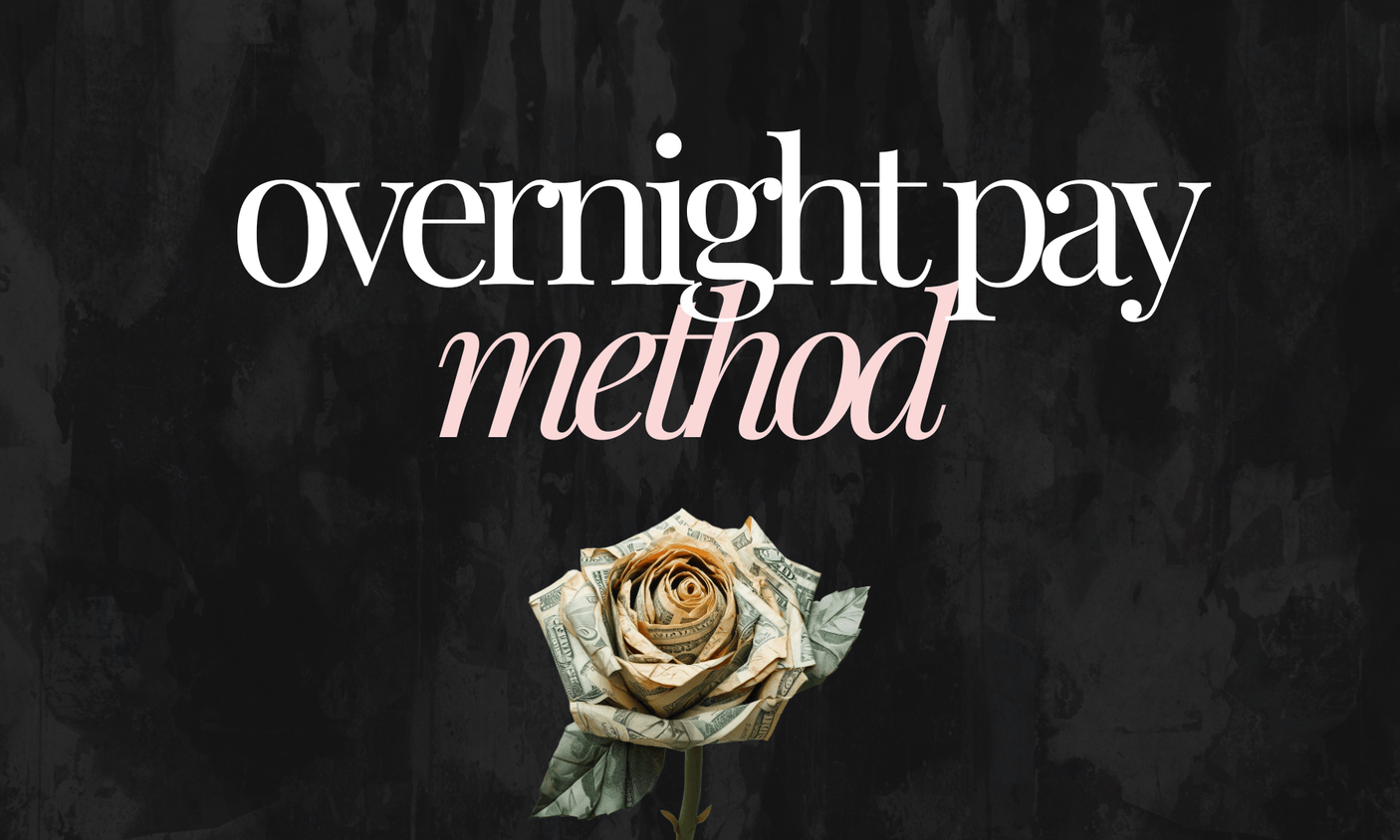 Get your hands on The Overnight Pay Method now!