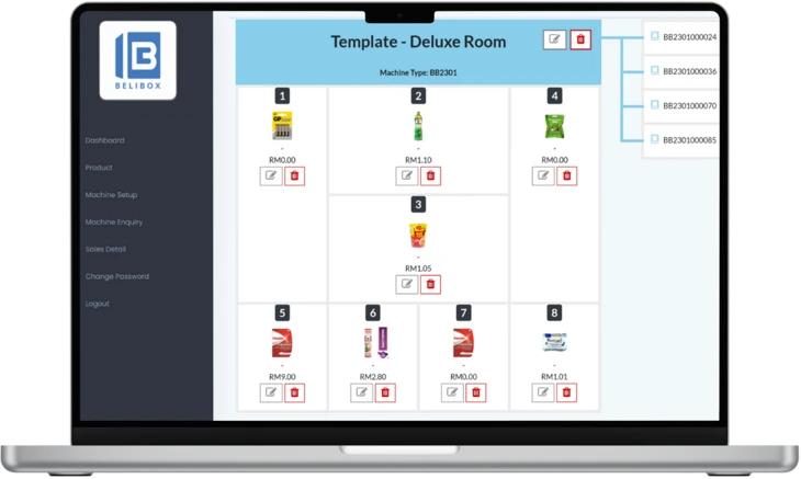 BELIBOX merchant portal