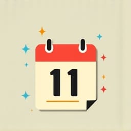 calendar sparkles
