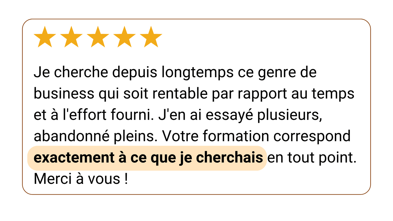 Avis client 4