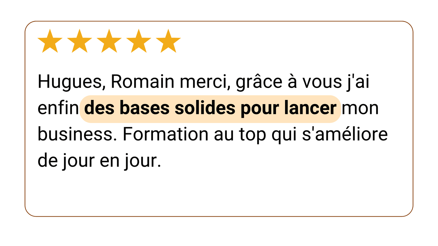 Avis client 11