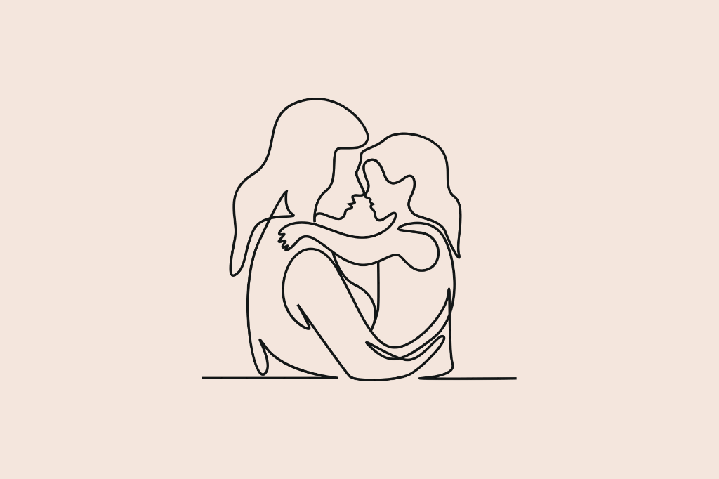 Parent épuisé tenant son enfant dans ses bras, besoin de soutien parental