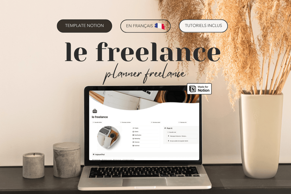 L'entreprise - Business planner, template Notion français