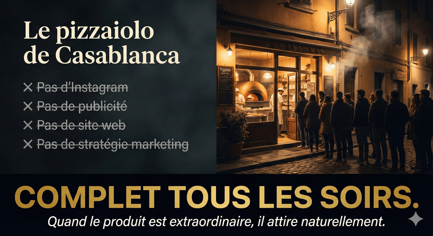 Le pizzaiolo de Casablanca