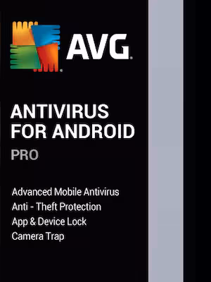 Licencia AVG Antivirus Pro (android) 1 dispositivo por 3 años