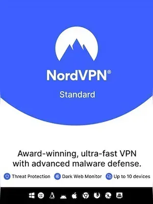 Licencia NordVPN Standard VPN Service 10 dispositivos por 1 año
