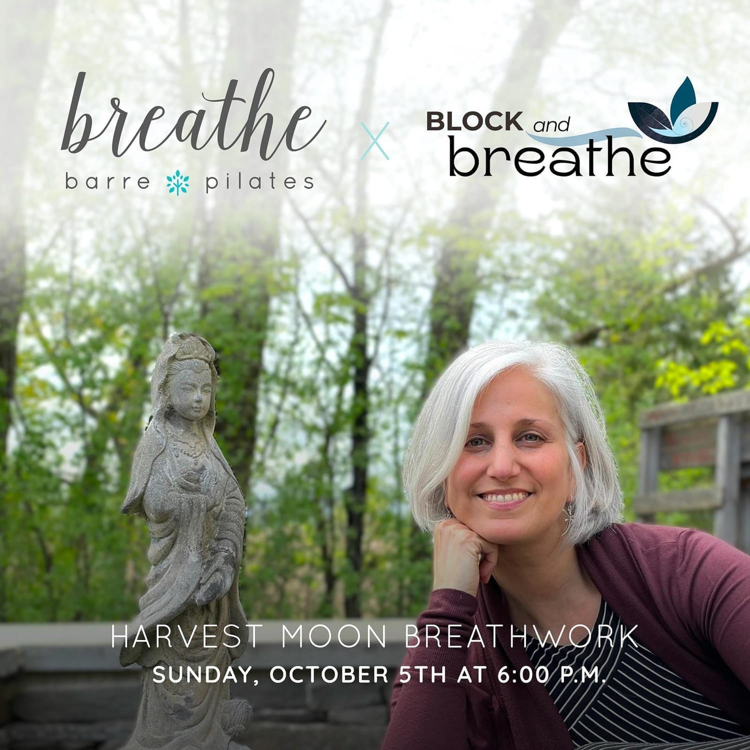 Flyer for Breathwork Pop-Up at Breathe Studio