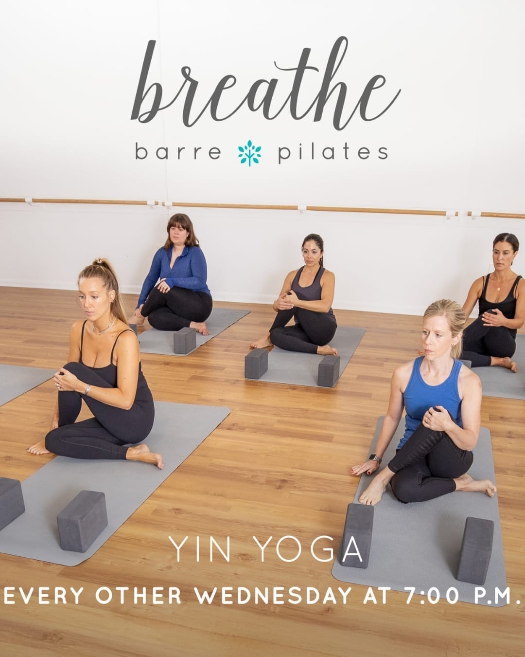 Yin Yoga every other Wednesday at 7 PM at Breathe Studio n Rhinebeck