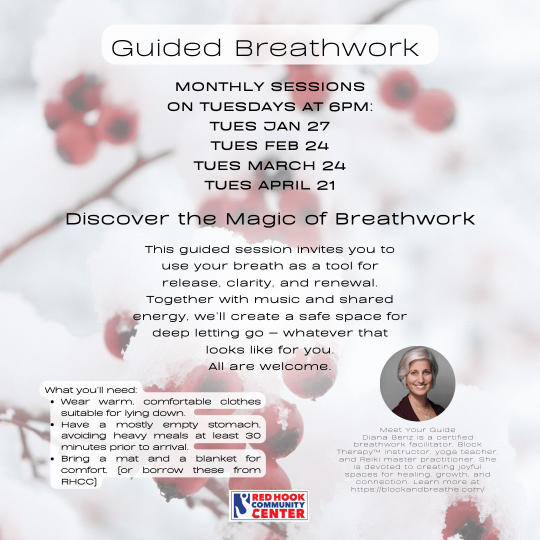 Flyer for Breathwork Pop-Up at Breathe Studio