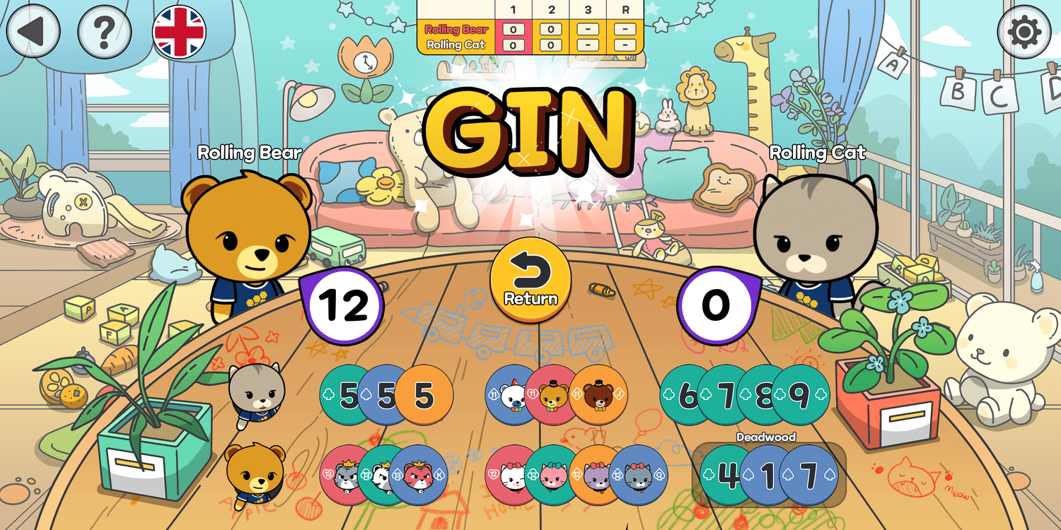 123 Rolling Gin-Rummy