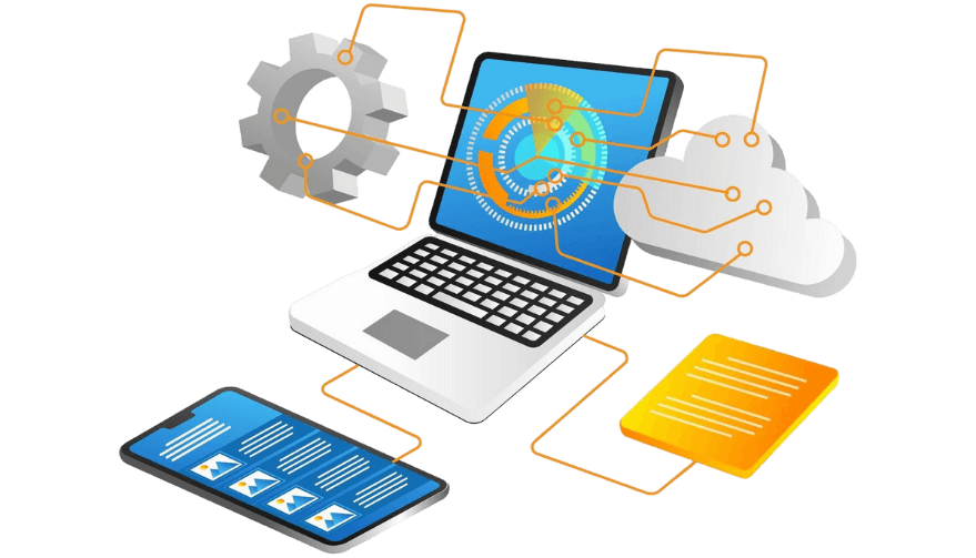 Illustration 3D feuille de route
