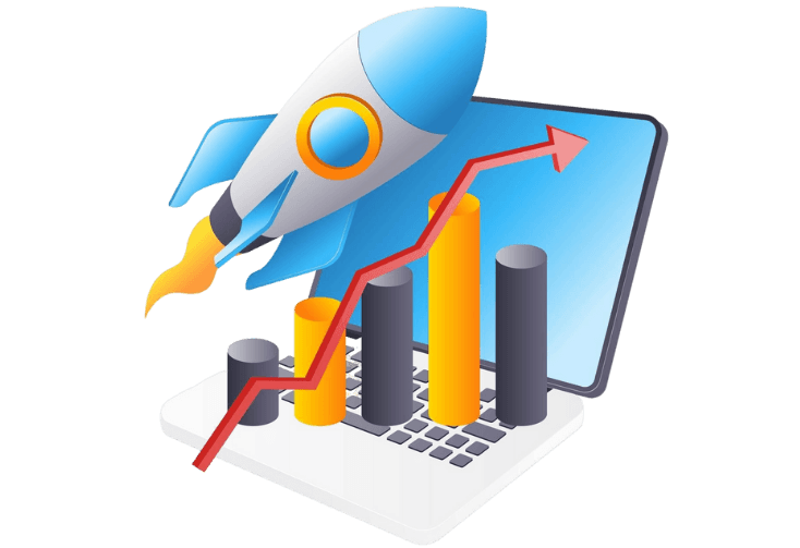 Illustration 3D lancement