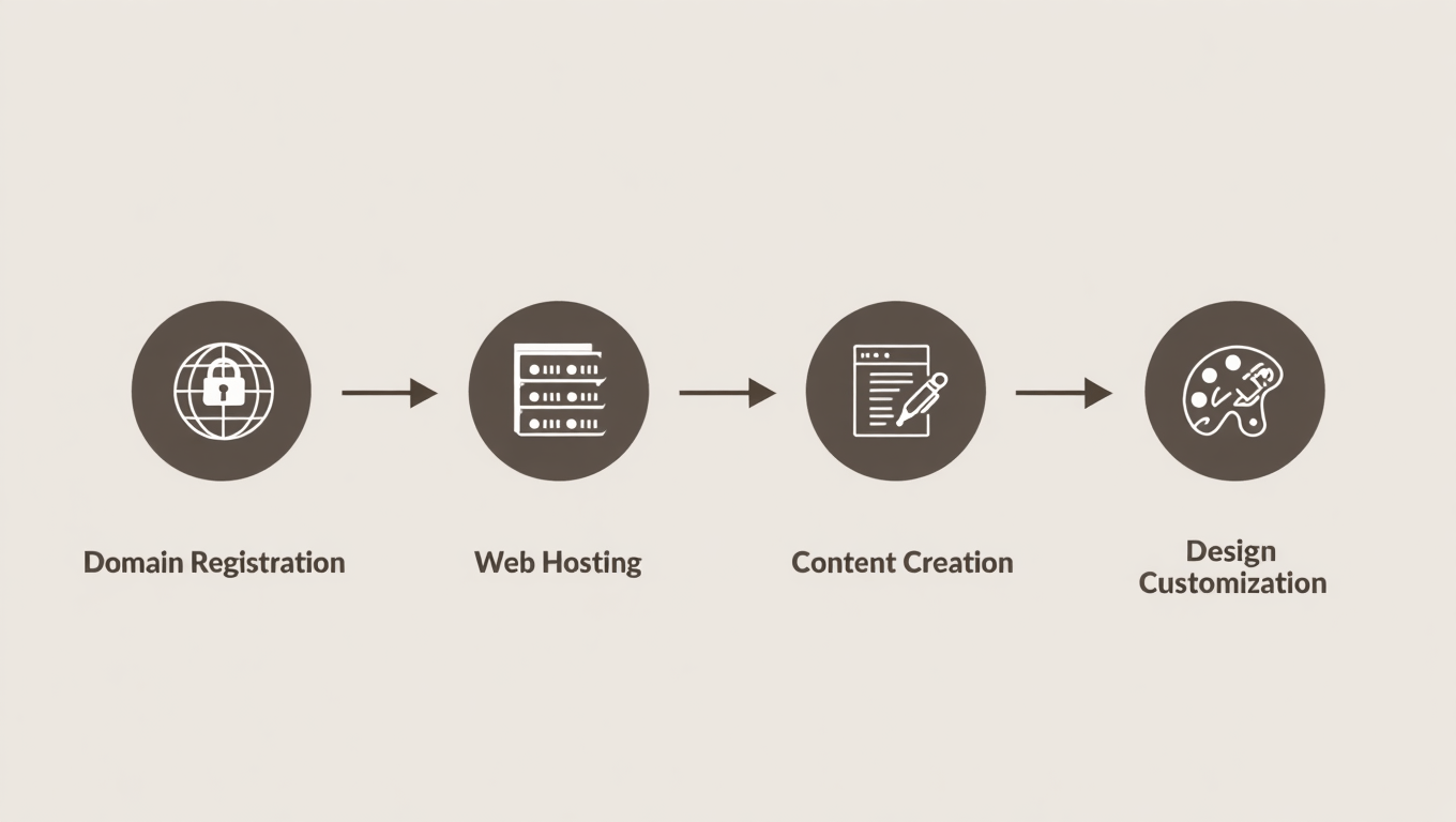 Website setup and customization