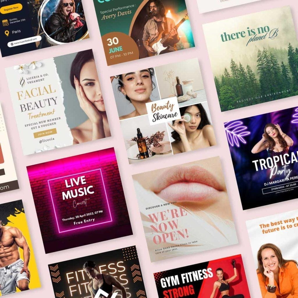 Content grid samples