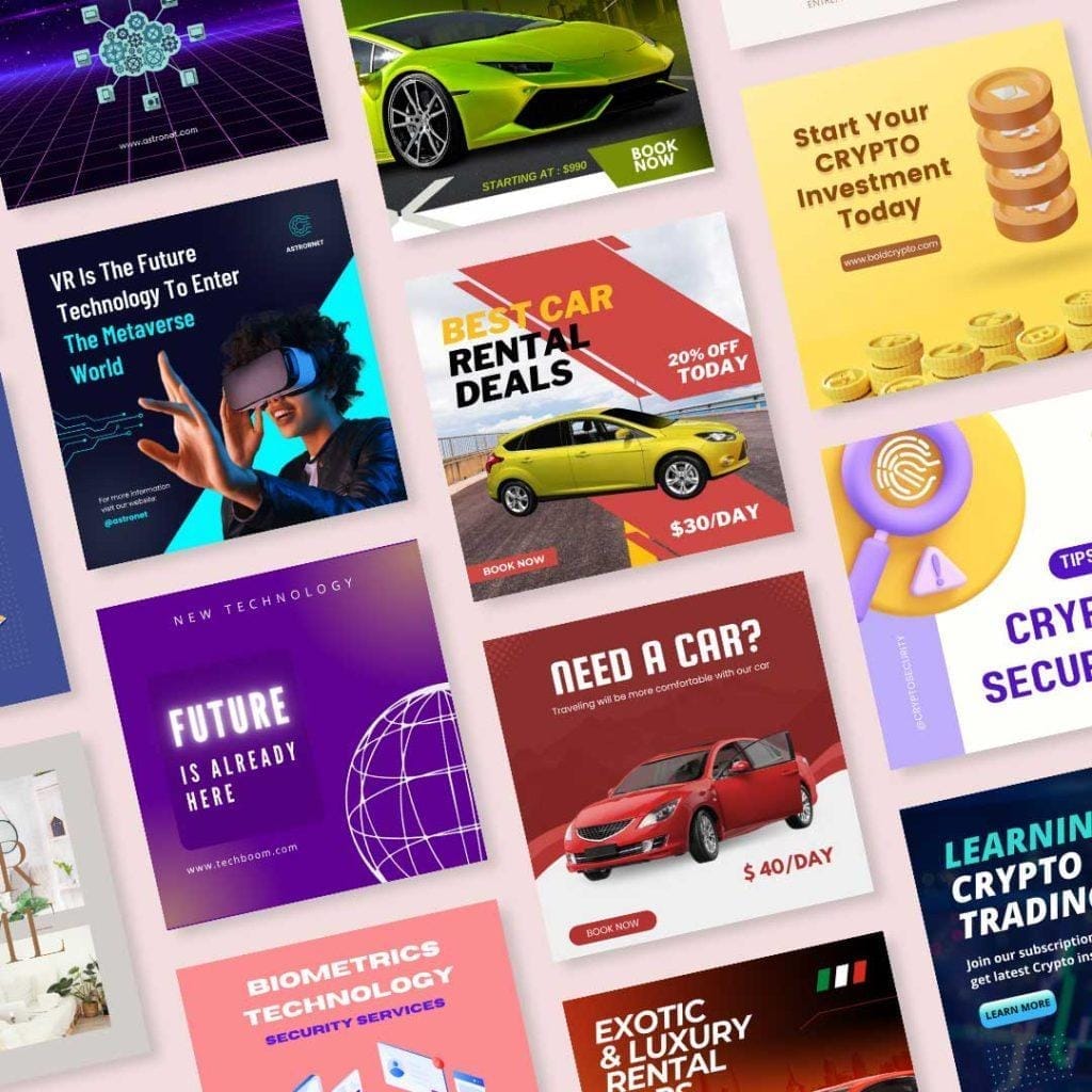 Ad and promo creative examples