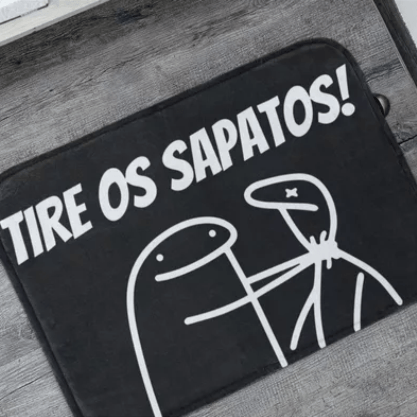 Tapete de Entrada Bem-Vindo