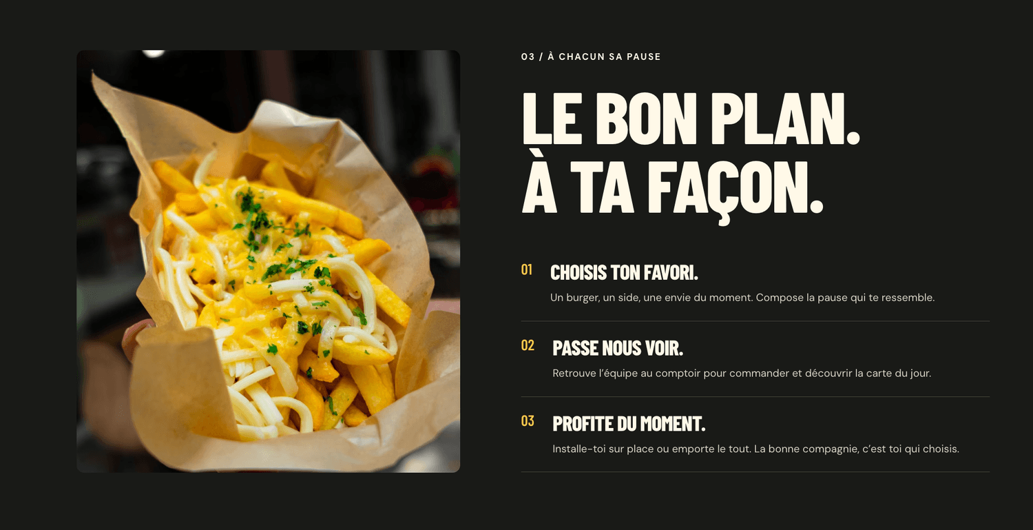 Aperçu de la section Votre rendez-vous du template Néra