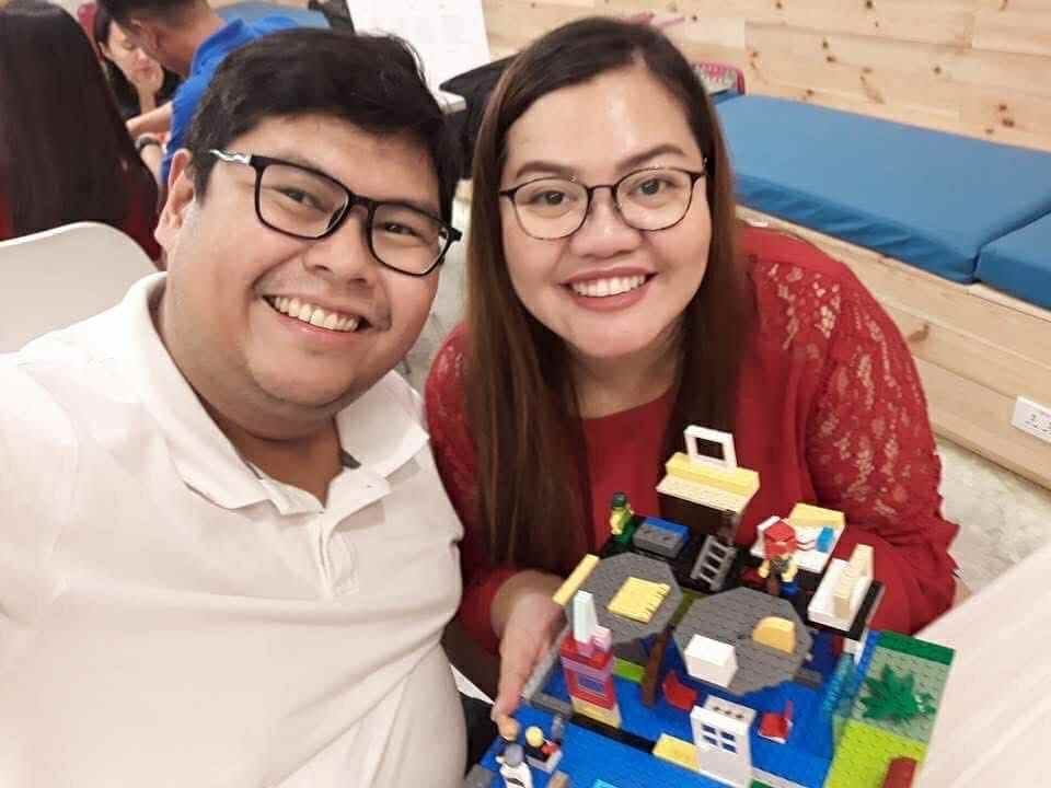 Ina Bacud facilitating LEGO Serious Play coaching session