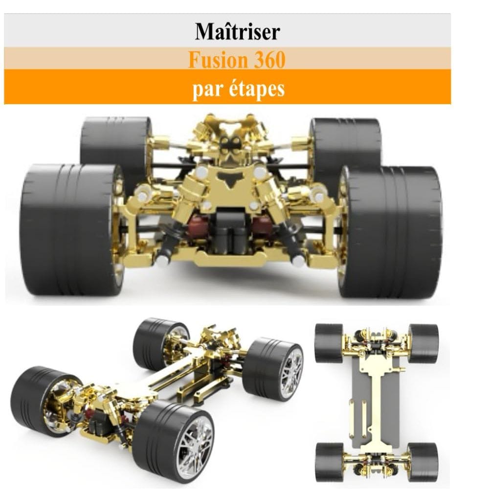Maîtriser Fusion 360 par étapes : La conception d'un châssis: Version étendue