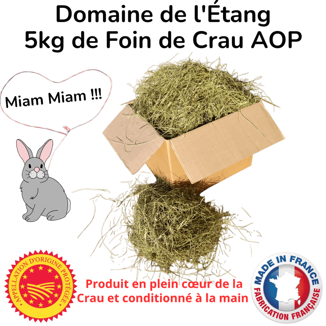 Foin de Crau 5kg lapin