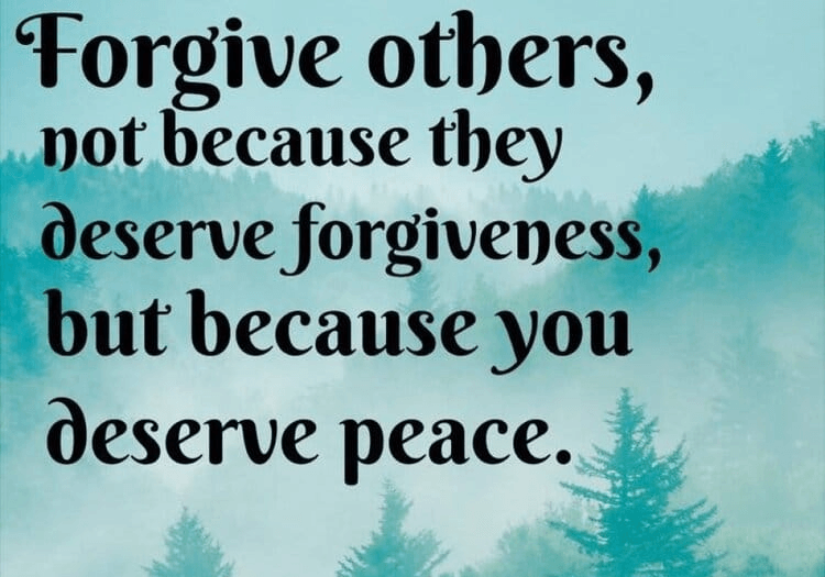 Forgiveness as a pathway to inner peace.