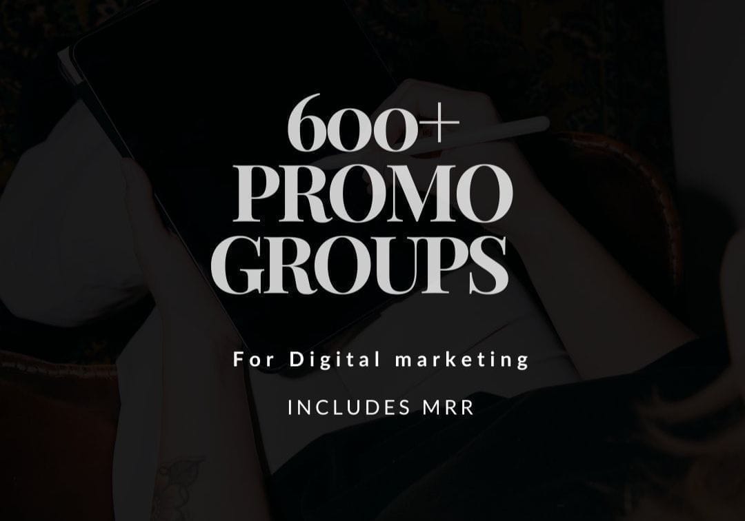 700+ Facebook Promo Group List / Includes MRR