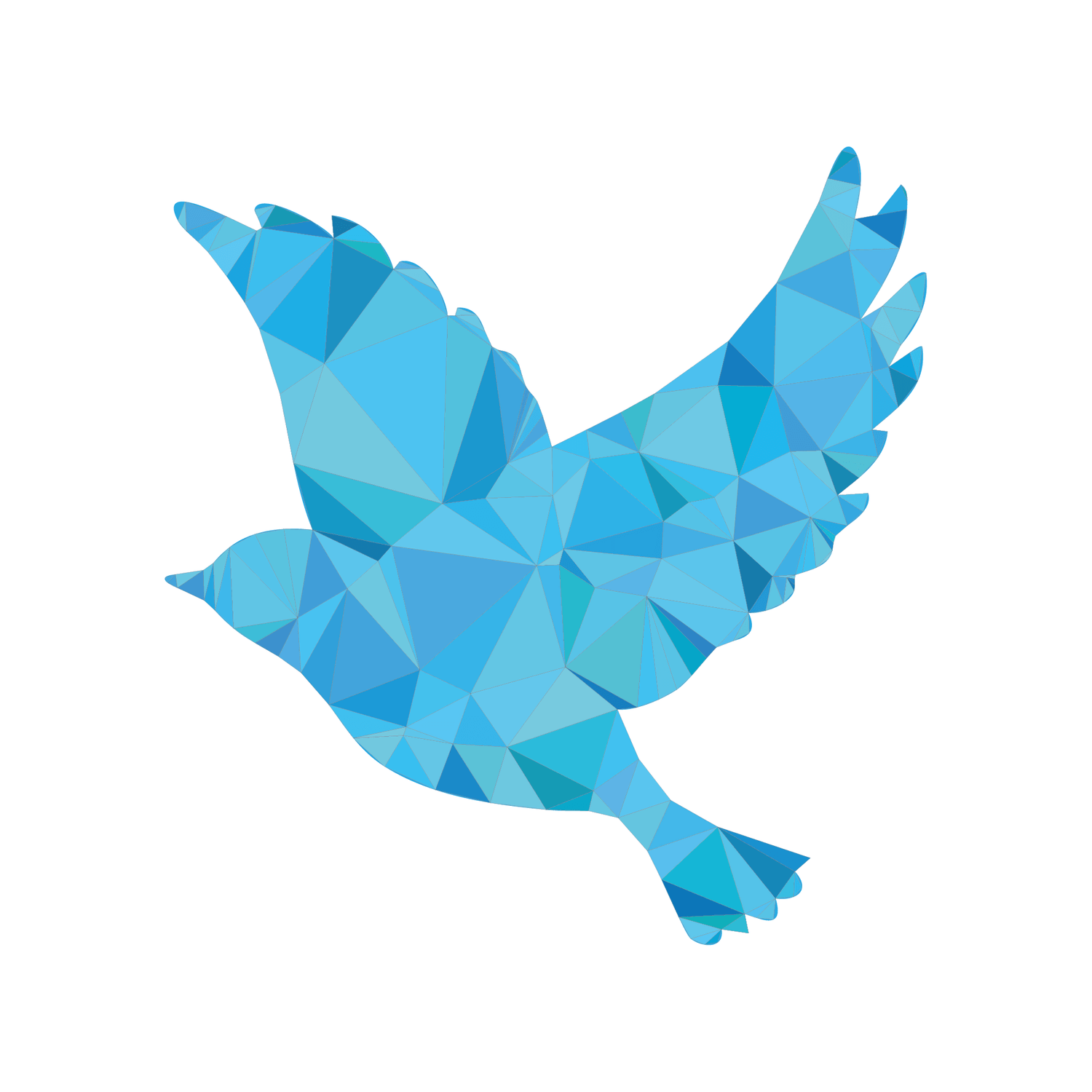 alt="grafika low poly ptaka stworzona w Adobe Illustratorze"