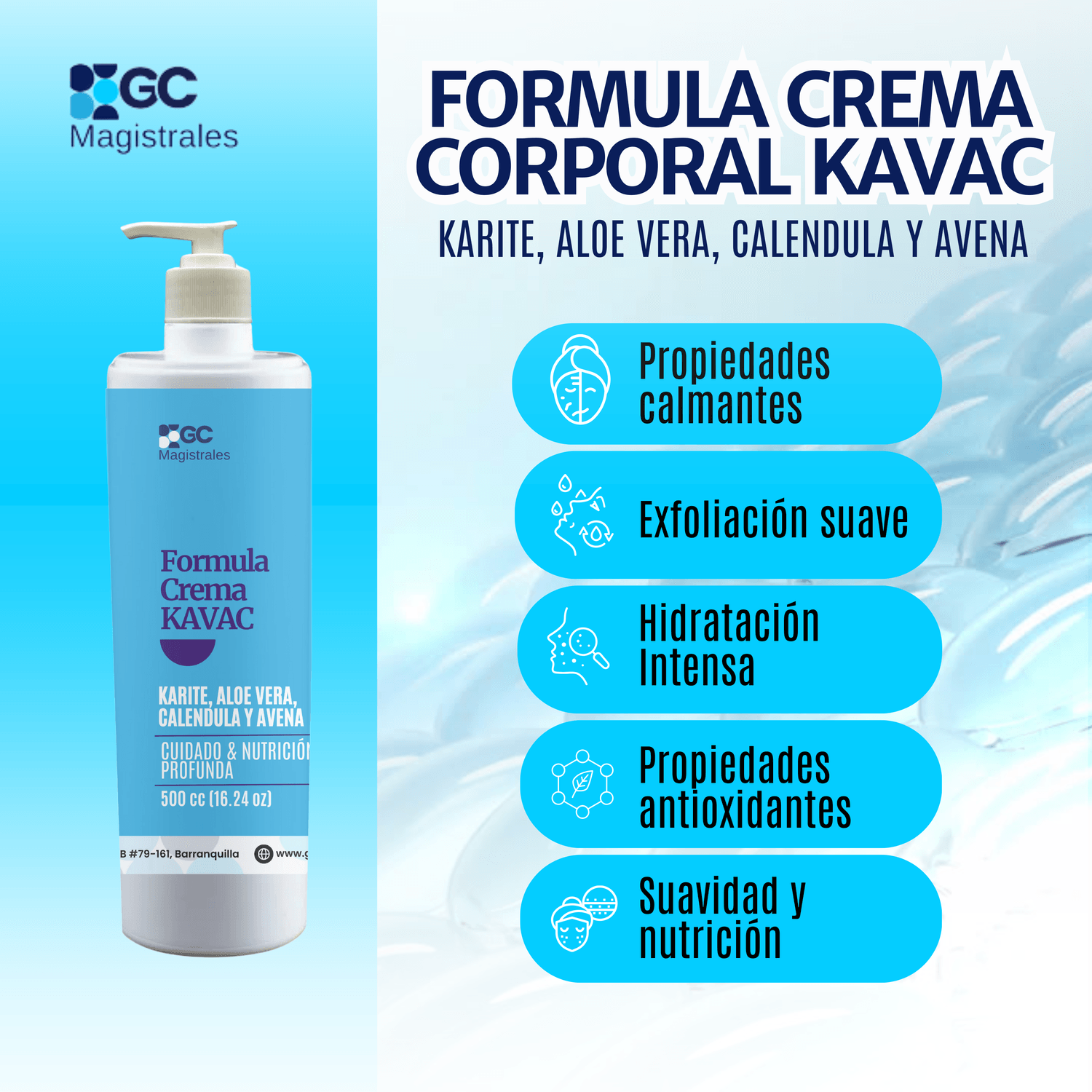 Fórmula “Crema Corporal KAVAC”– Nutrición Profunda y Cuidado Natural 🌿✨