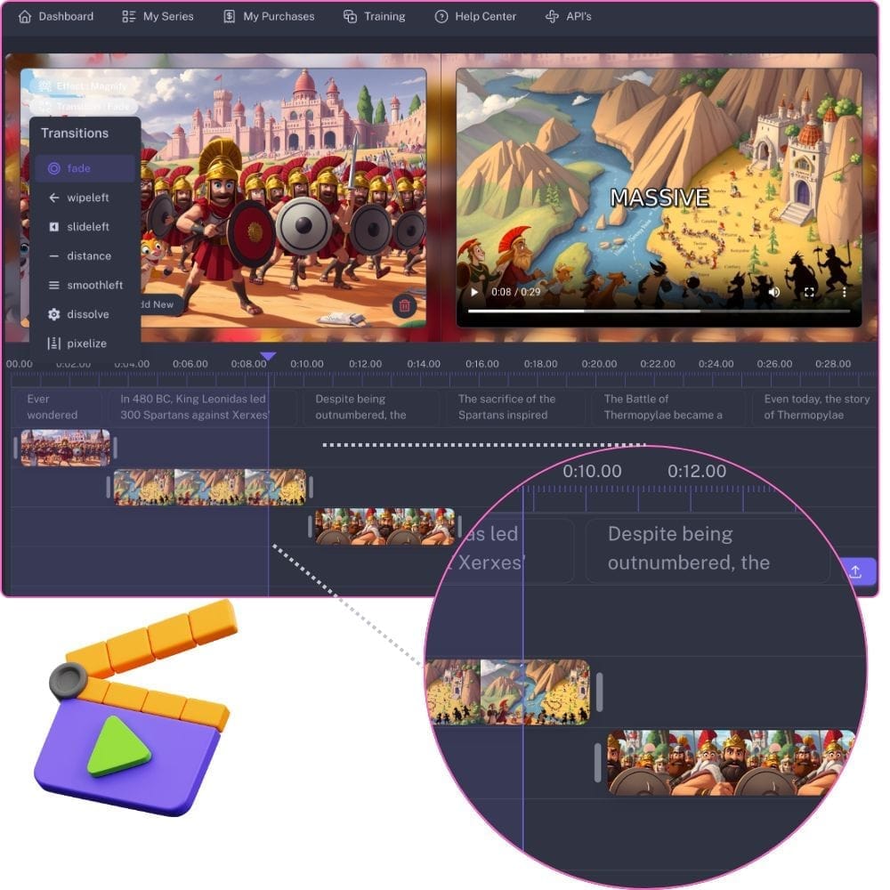 channel builder ai video editor