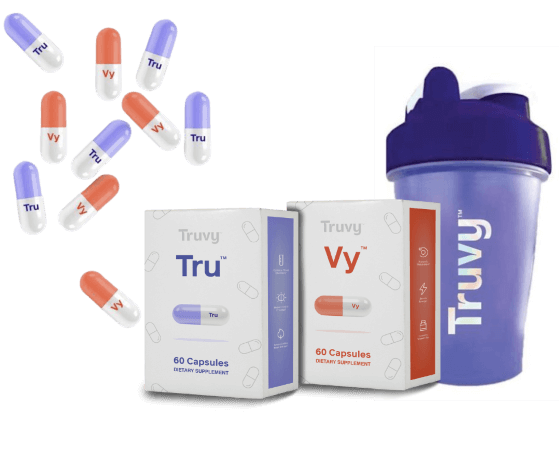 Truvy Tru and Vy weight loss combo with free shaker
