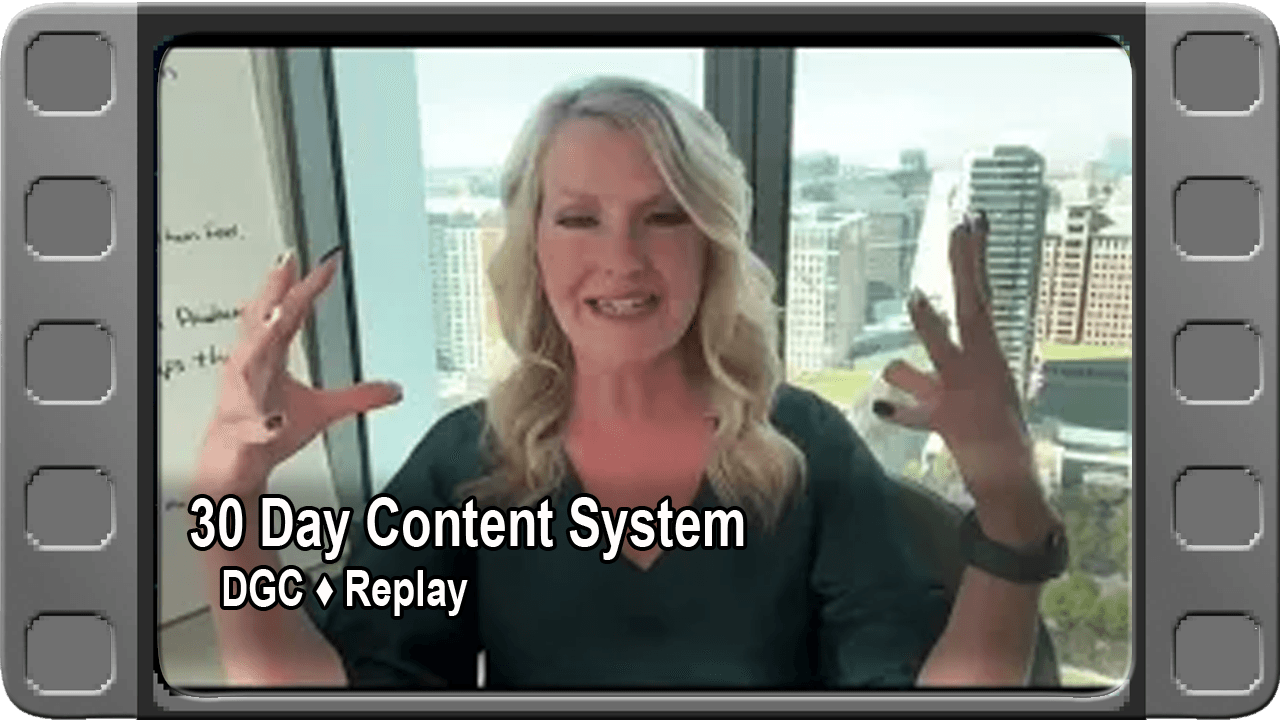 30 Day Content System  Replay 11.13.2025