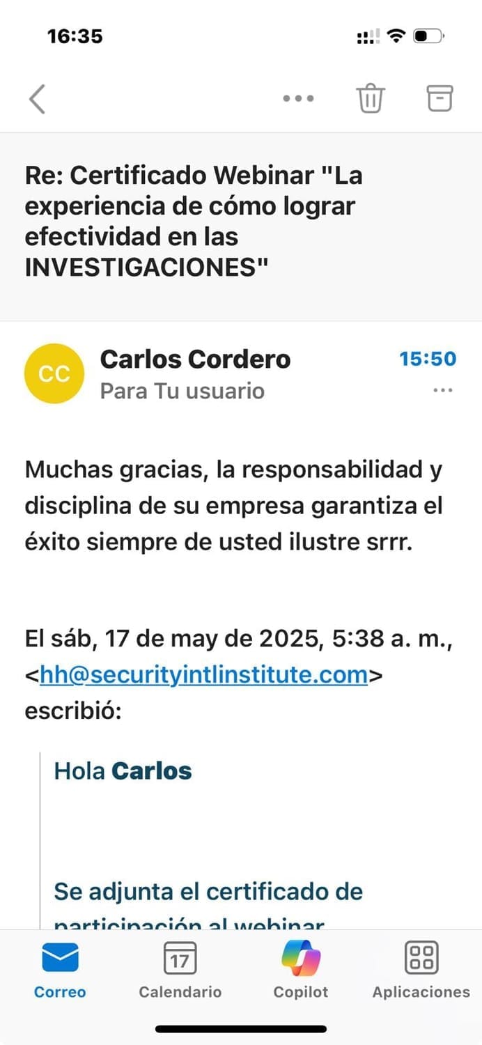 Testimonio