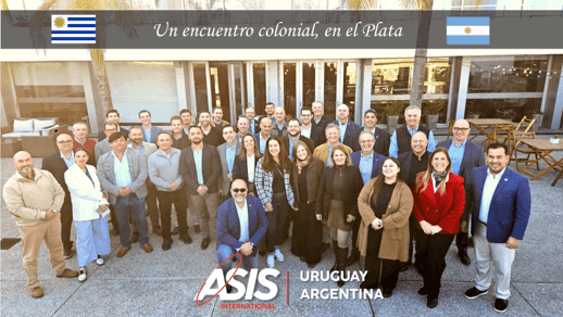 Participantes del “Encuentro Colonial en el Plata” — ASIS Uruguay–Argentina, Colonia del Sacramento, 29 de agosto de 2026.