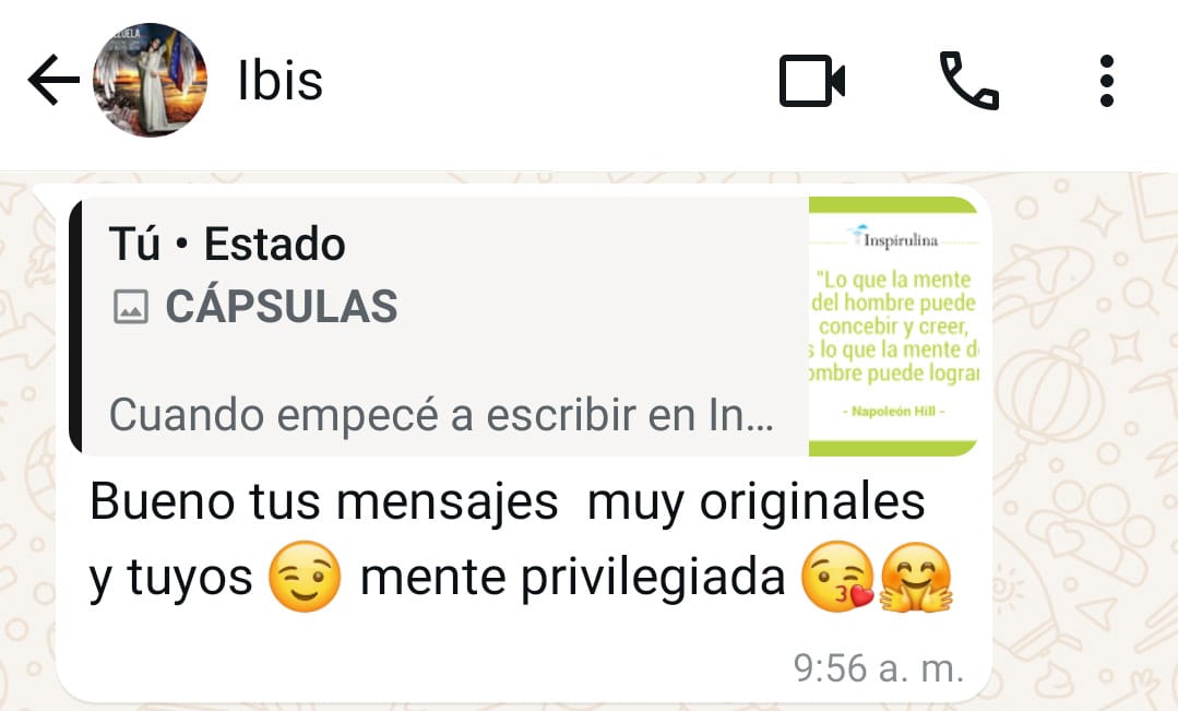 Comentarios y testimonios de lectores de El Mensaje de HOY validando la transformación y alineación energética semanal. "Bueno, tus mensajes, muy originales y tuyos, mente privilegiada". (Ibis)