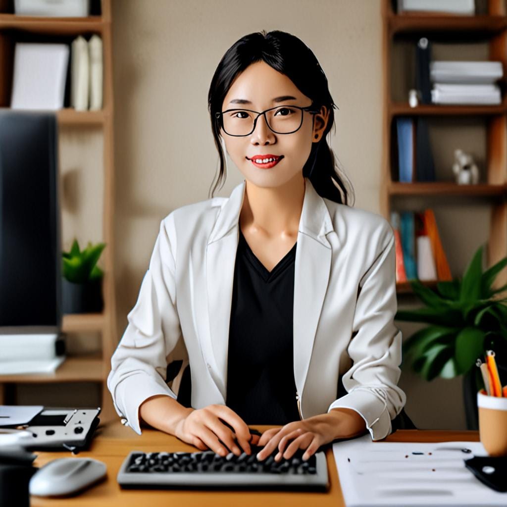 Freelance Marketing 工作空间人物照