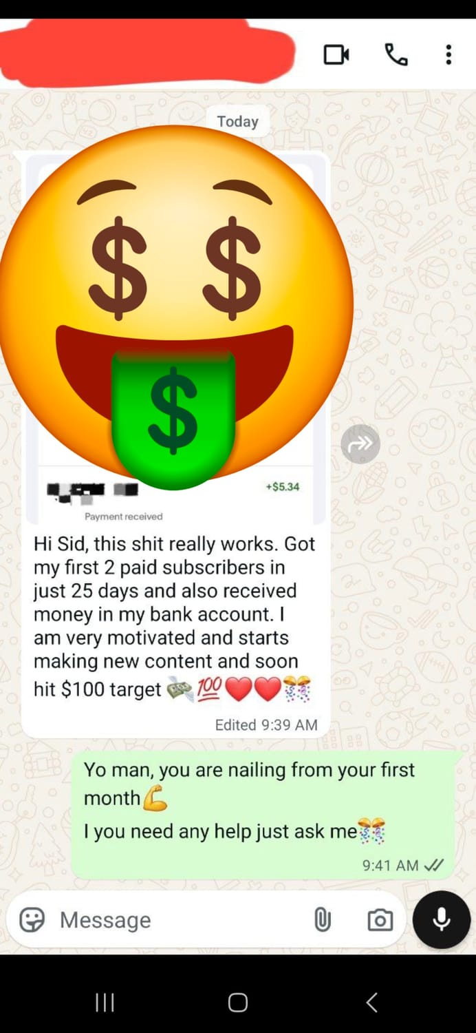 Student testimonial