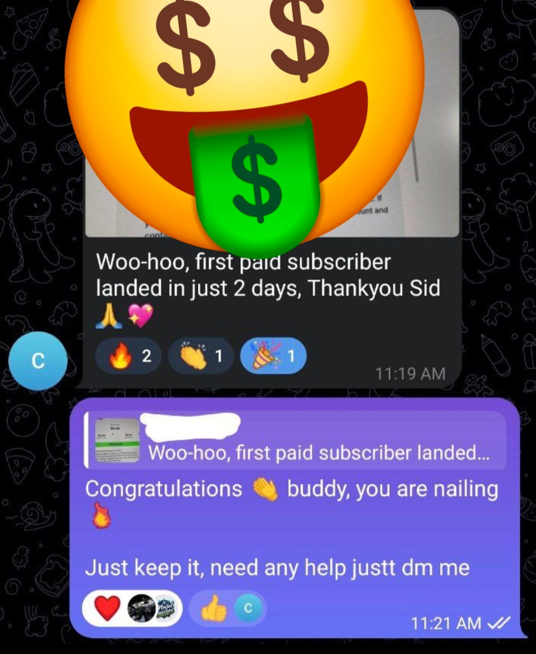 Student testimonial