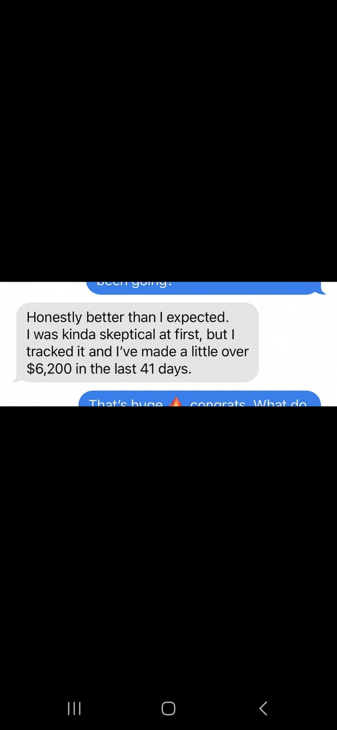 Student testimonial