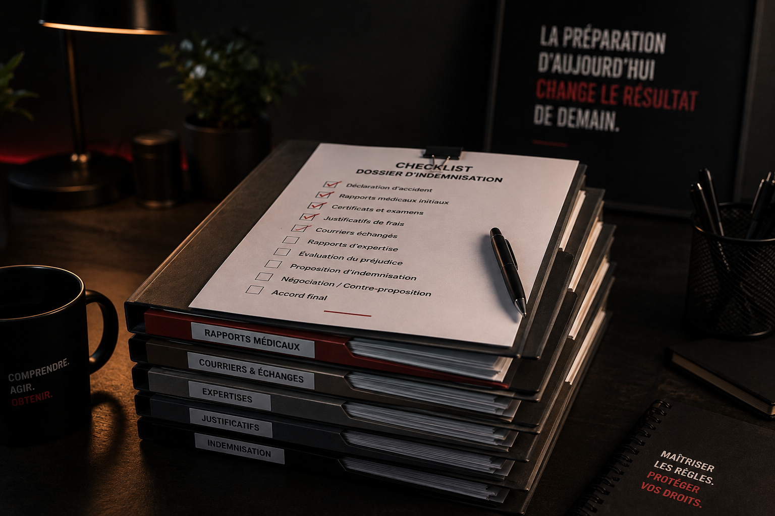 Stress lié à un dossier d’indemnisation qui stagne